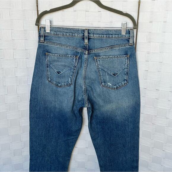 Hudson Jeans Holly Straight Leg Denim Jeans Size 28 Medium Wash - Picture 4 of 9